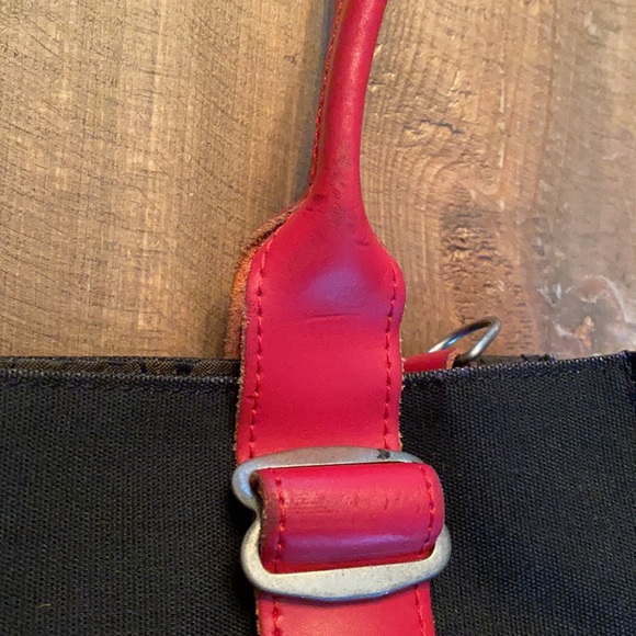 Vintage Jack Gomme Paris canvas leather tote bag - Picture 8 of 12